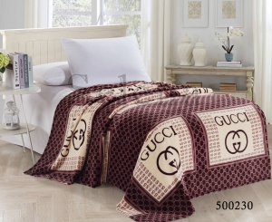 Плед-покривало "Абстракція Brown" 150х210 код 500230 ― Мир Текстиля