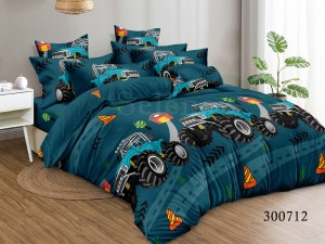 Постельное белье c простыней на резинке 