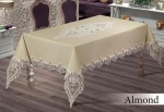 Скатерть велюровая Almond Gri 160х220 артикул 18379