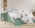 Комплект постільної білизни тм Kayra фланель Flannel Bahar євро код 50006