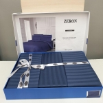 Постельное белье Satin Strip тм Zeron LACIVERT евростандарт артикул 17749