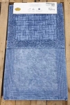 Набір килимків Vintage Mosso Cotton 50х60 та 60х100 тм Zeron синьо-блакитний артикул 18421