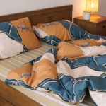 Комплект постільної білизни Вілюта сатин ТВИЛ ISLEEP 13 двоспальний