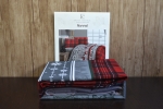 Комплект постільної білизни фланель Flannel Happiness Red First Choice євро