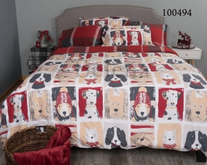 Постельное белье тм Selena Doggy полуторный код 100494