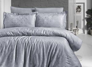 First Choice Lamone Gri VIР жаккард евростандарт артикул 4515 ― Мир Текстиля