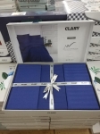 тм Aran Clasy сатин Stripe Lacivert полуторный артикул 17137