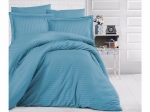Постельное белье Satin Deluxe тм Aran Clasy Turkuaz полуторный артикул 12874