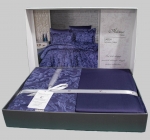 Комплект постільної білизни First Choice Advina Indigo полуторний артикул 4151-1