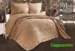 Покрывало жаккардовое 240*260 с наволочками 50Х70 (TM ZERON) SONIL VENUS CAPICINO артикул 13716
