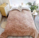 Акриловый плед-покрывало Malloory Home 200х240 светлый ирис