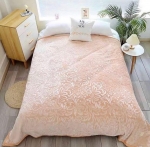 Акриловый плед-покрывало Malloory Home 200х240 персиковый