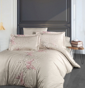 Комплект постельного белья First Choice Wisteria Powder евростандарт артикул 4211 ― Мир Текстиля